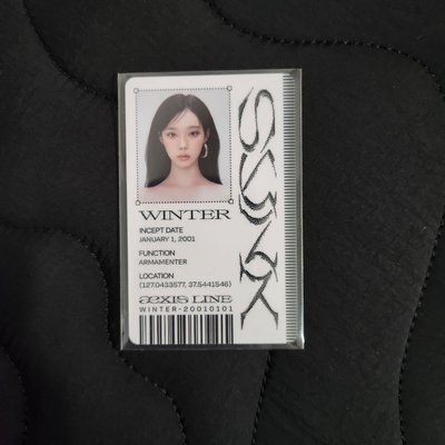 aespa WINTER 三巡 明信片組含小卡