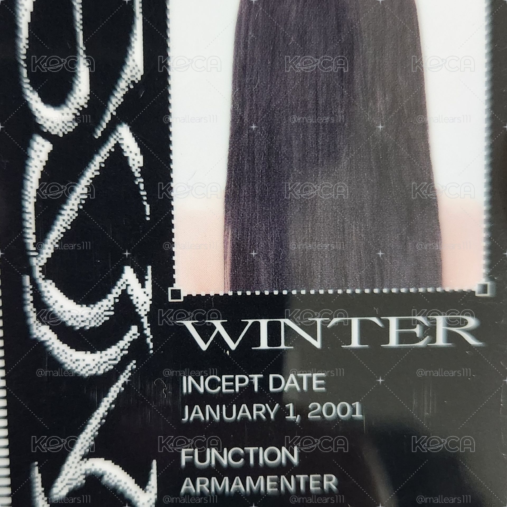 aespa WINTER 三巡 明信片組含小卡