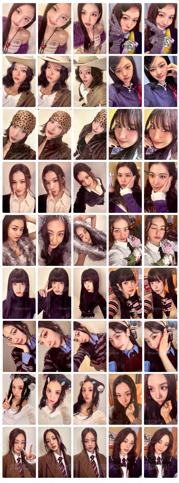 十週年 專輯小卡 全套45張