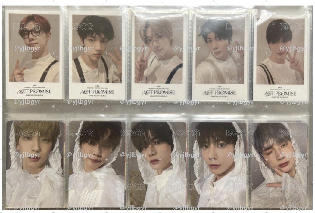 TXT PROMISE安可演唱會DVD 小卡