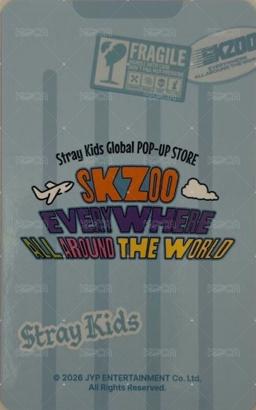 SKZOO 全球快閃店 線下 滿額卡  背面