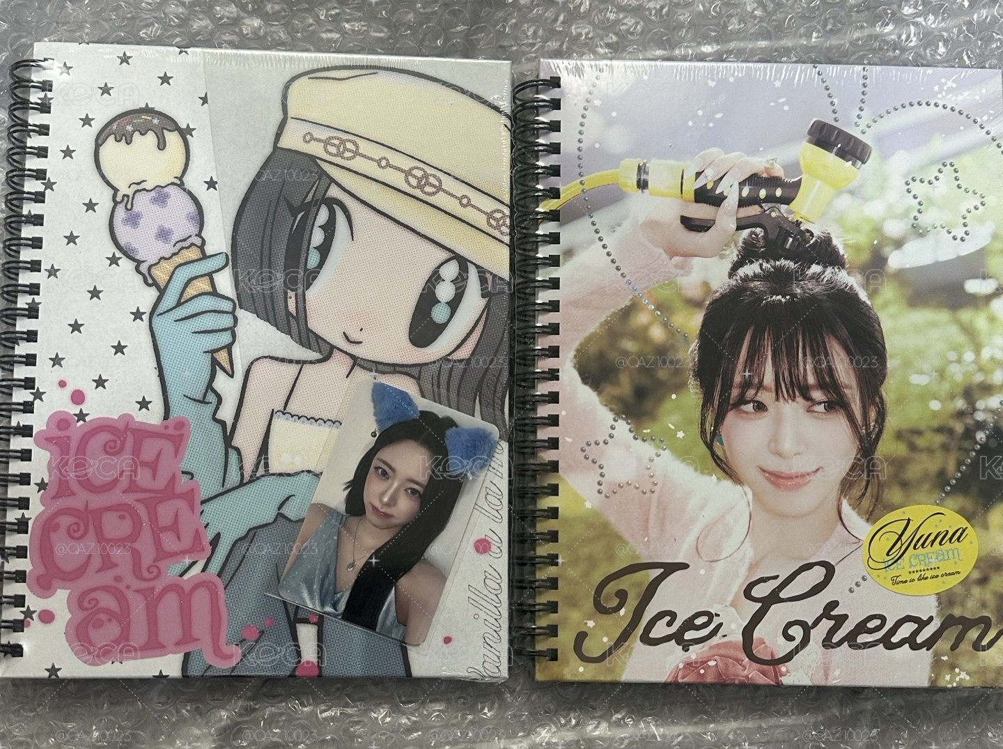 限時特價！現貨 ITZY YUNA ICE CREAM專未拆+中背小卡 申邊有你真好