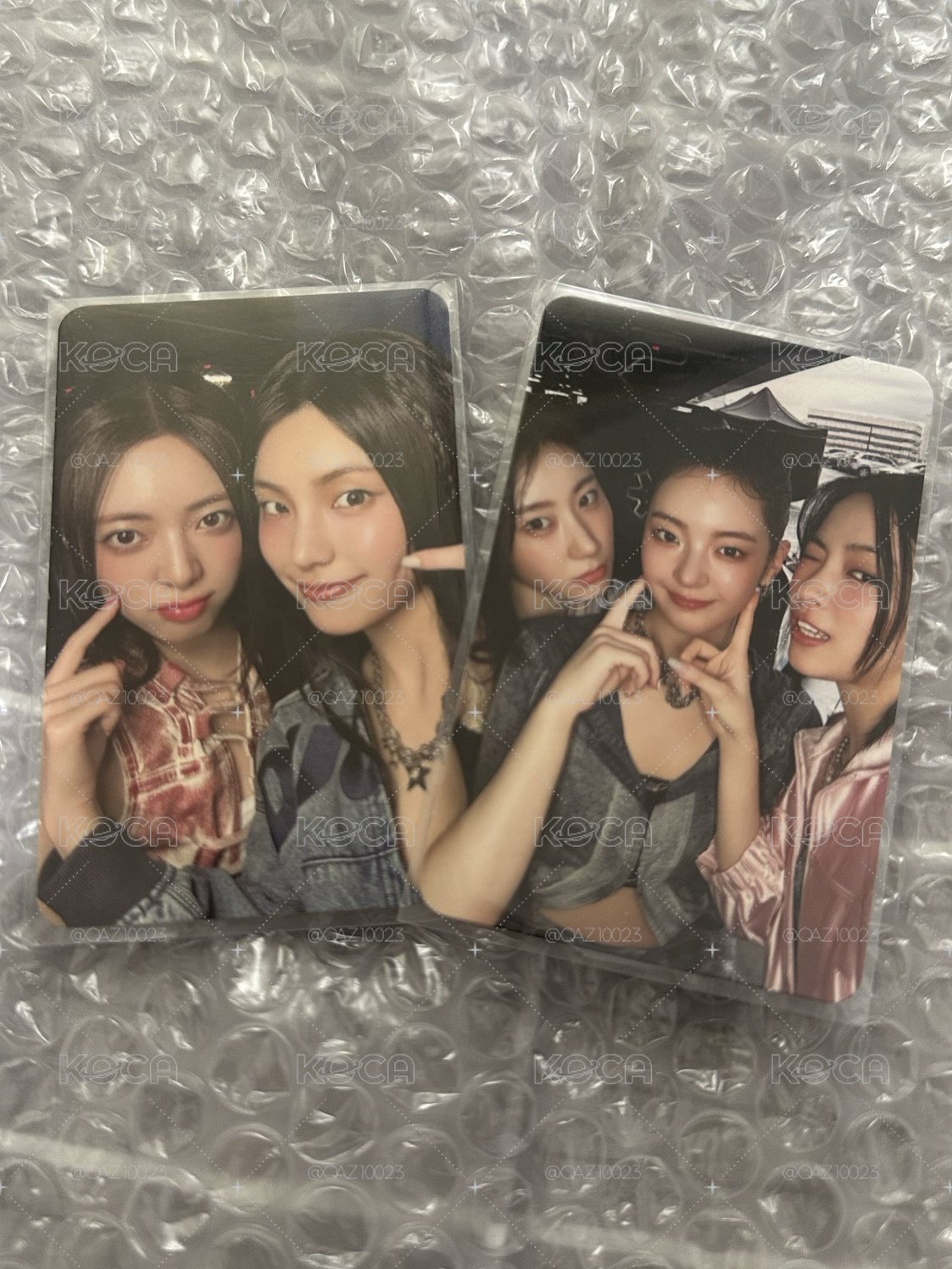 現貨 ITZY GOLD 小分隊兩張小卡合售
