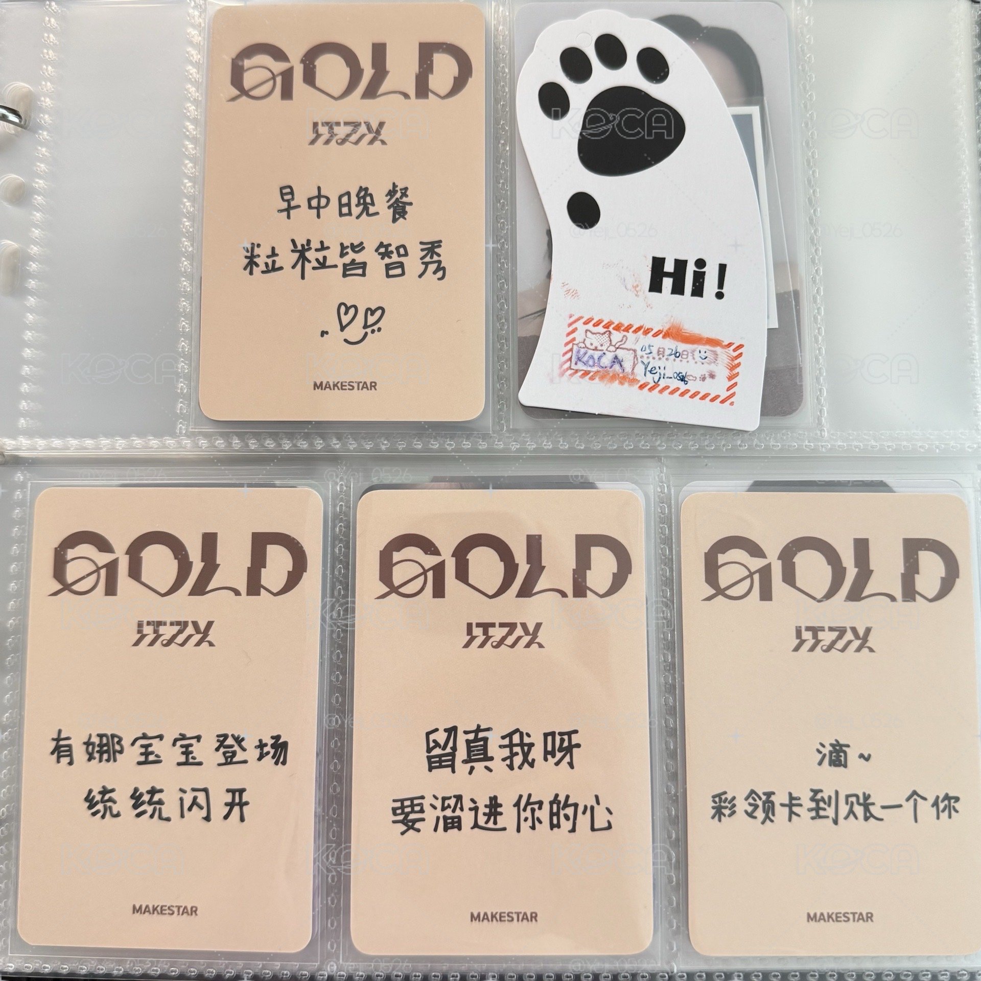 團體五人卡一套✨