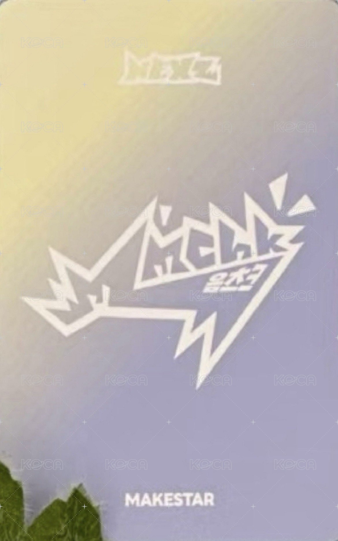 Mmchk ms 幸運卡  背面