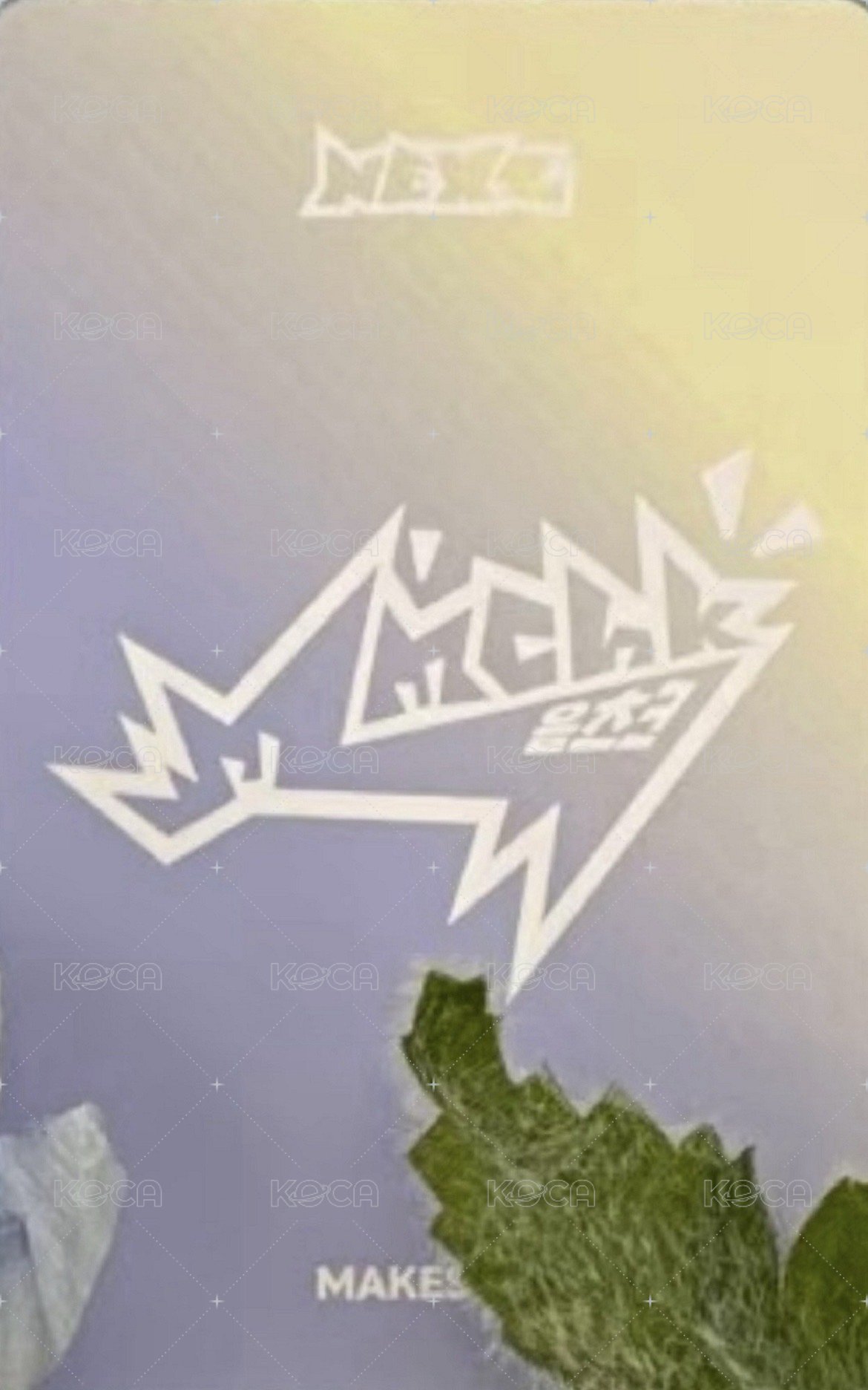 Mmchk ms 幸運卡  背面