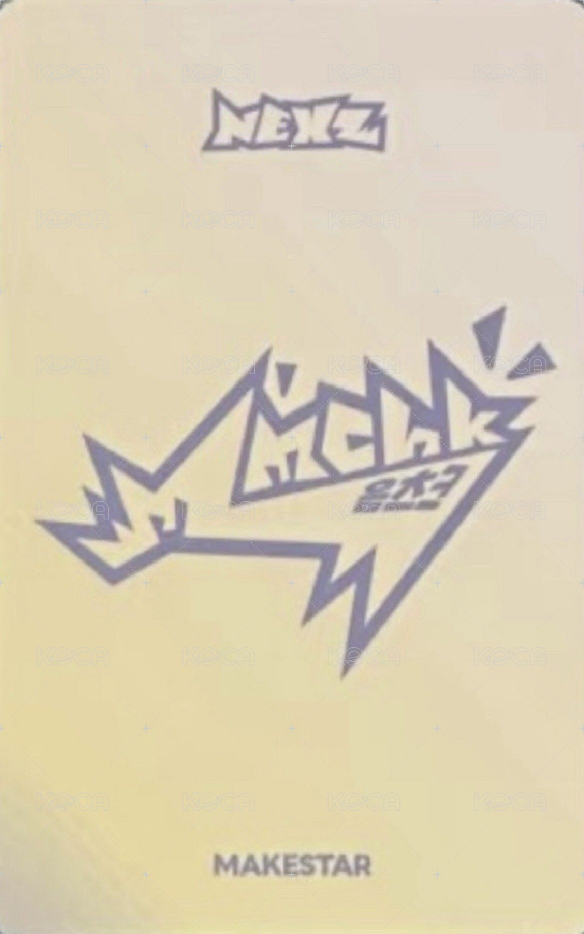 Mmchk ms 幸運卡  背面