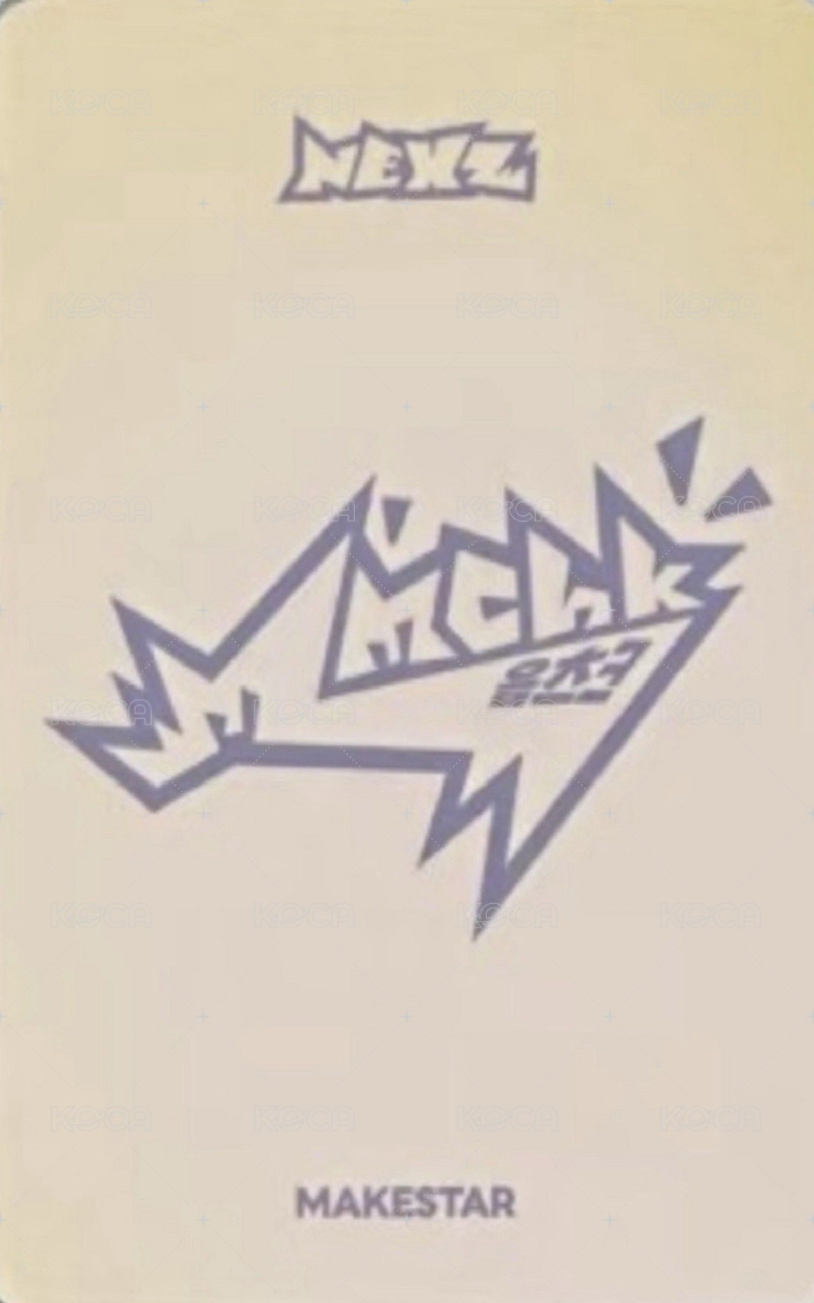 Mmchk ms 幸運卡  背面