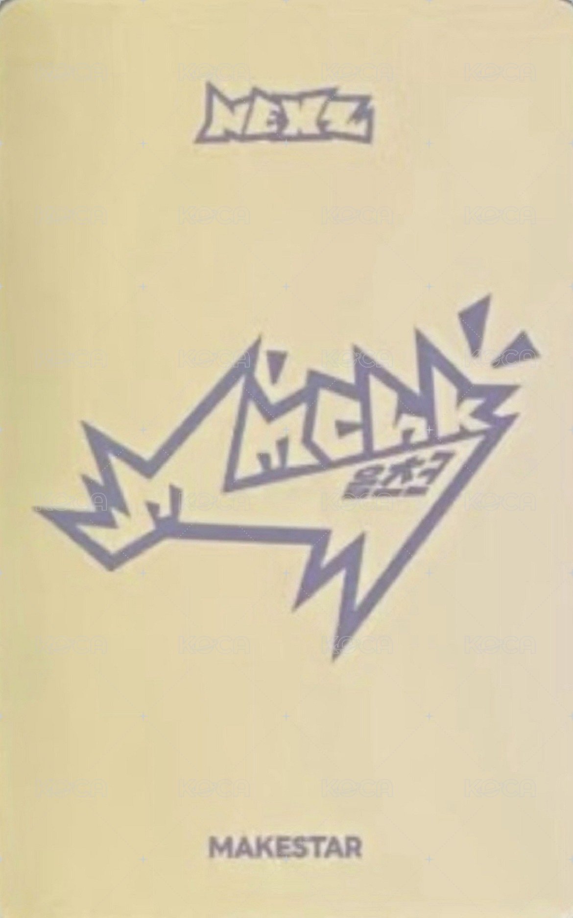 Mmchk ms 幸運卡  背面