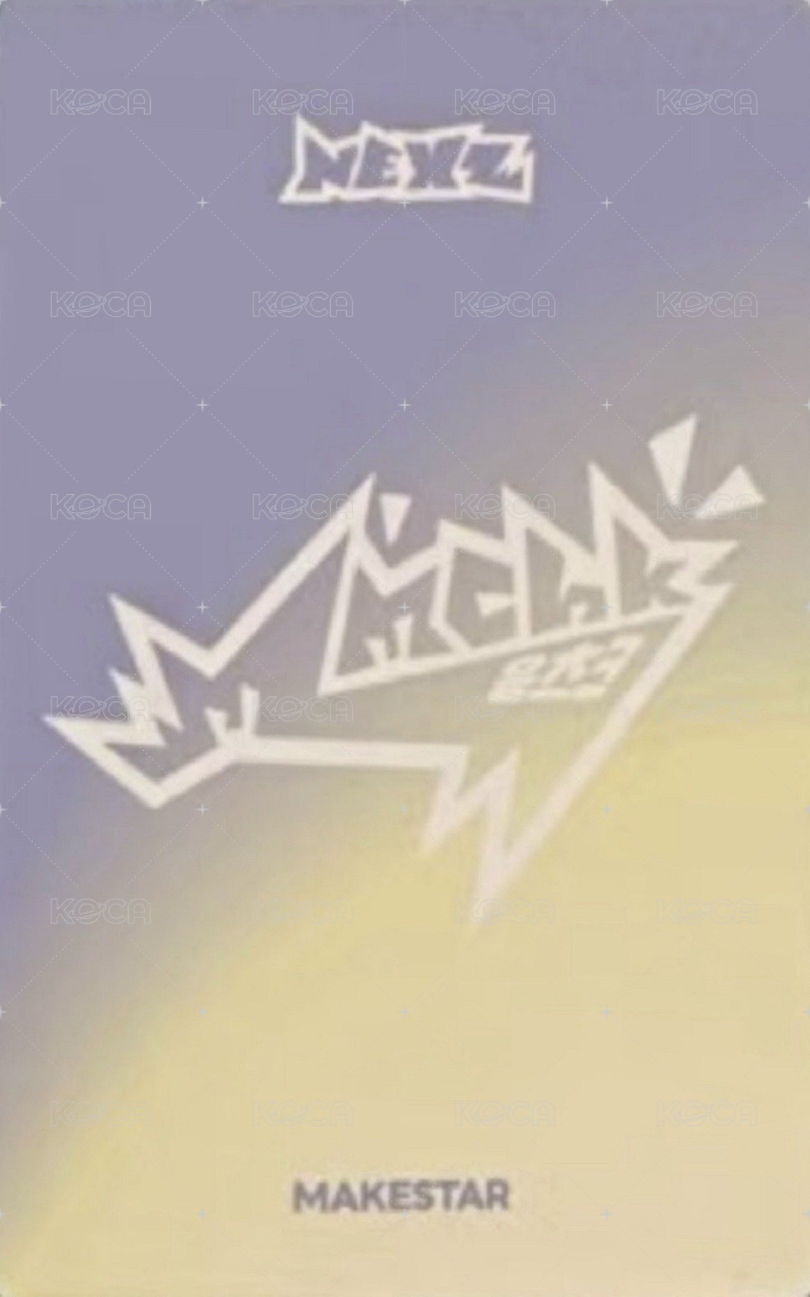 Mmchk ms 幸運卡  背面