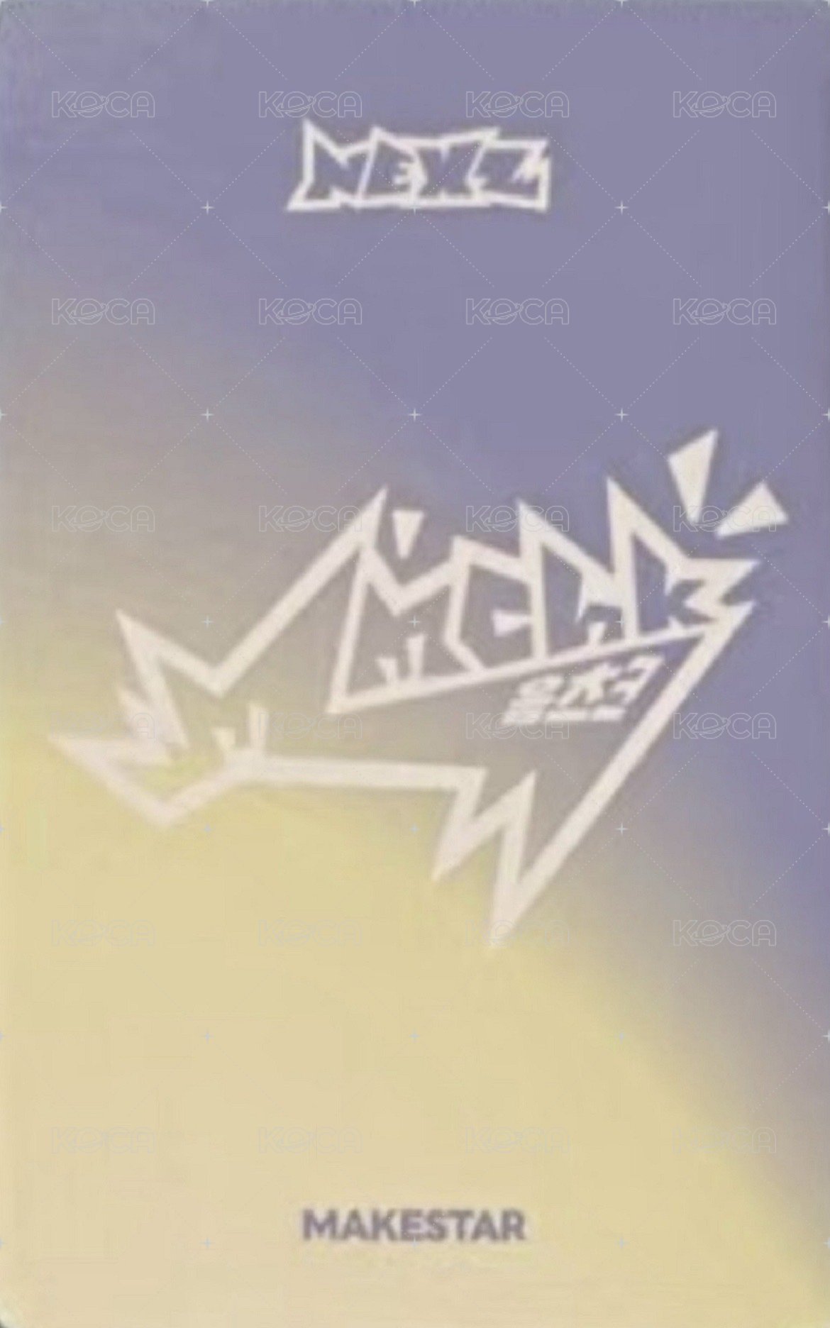 Mmchk ms 幸運卡  背面