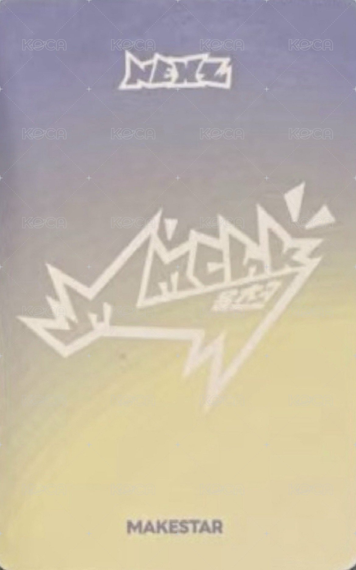 Mmchk ms 幸運卡  背面