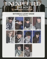 THE BOYZ The 3rd Album 'Unexpected' POP-UP STORE wm幸運卡