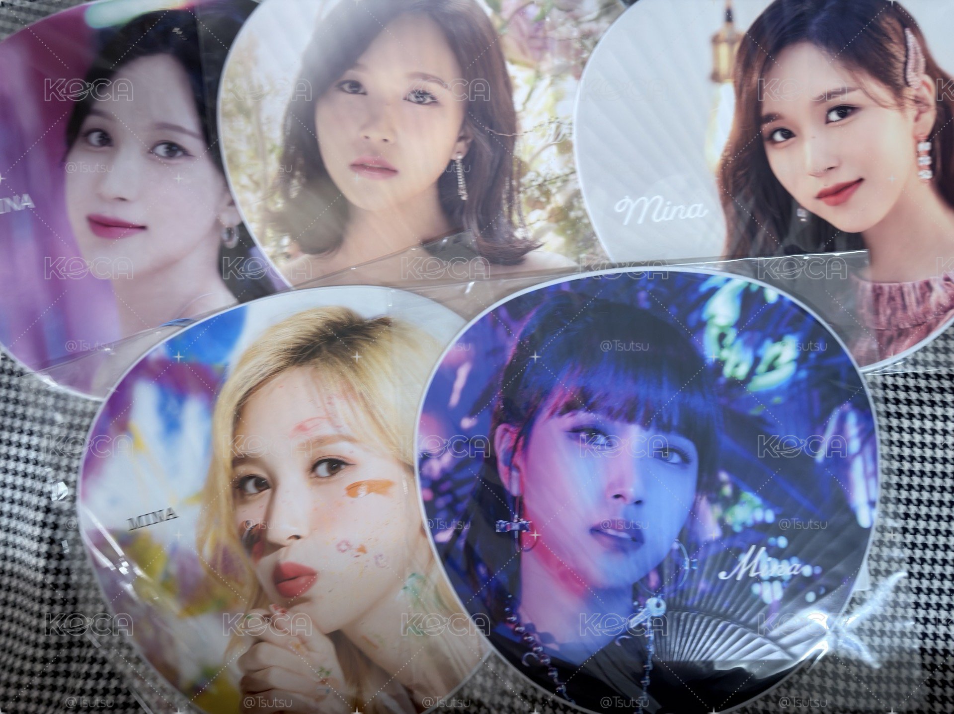（現貨 紙箱寄出 可當日寄出）TWICE 名井南 Mina 日巡 大扇 扇子
