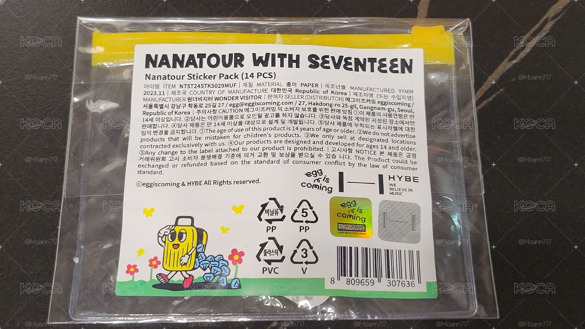 NANA TOUR貼紙組 全新未拆