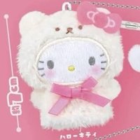 小熊裝指娃 吊娃  Hello Kitty