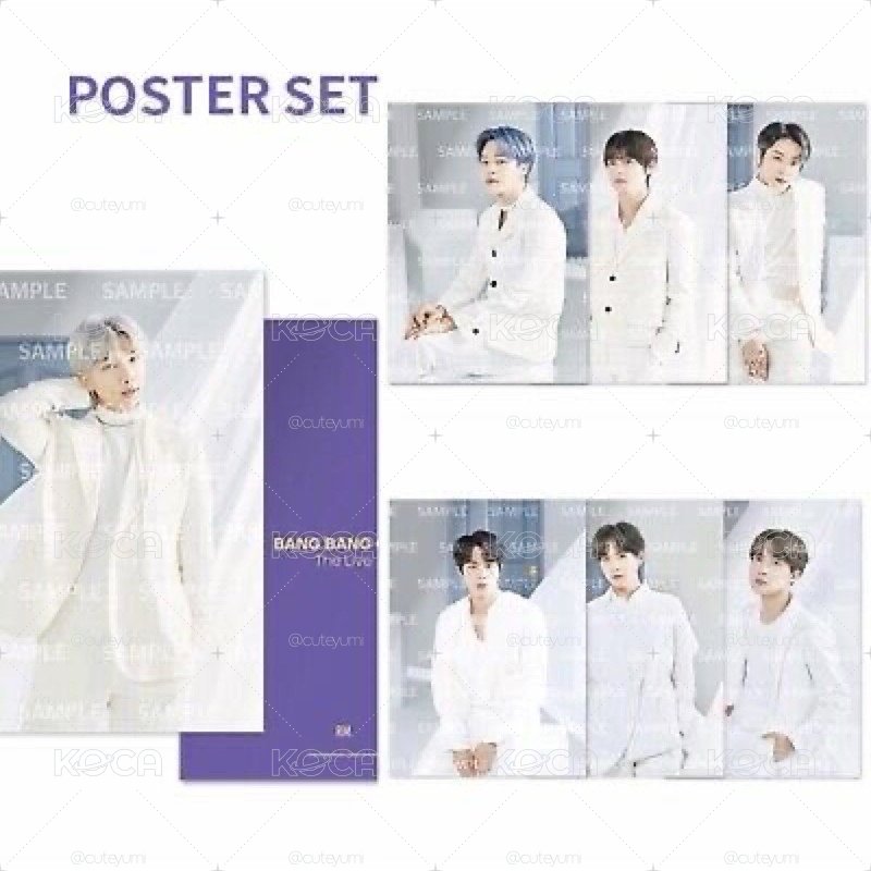 BTS 防彈少年團 BANG BANG CON POSTER SET全員海報