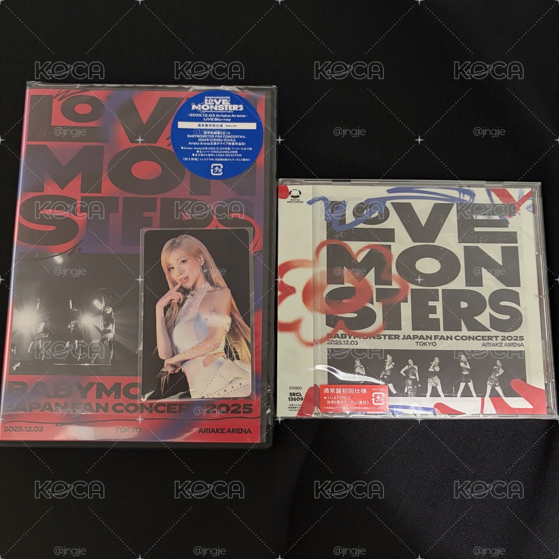 BABYMONSTER｜LOVE MONSTERS 日專 DVD含ASA卡、CD空專