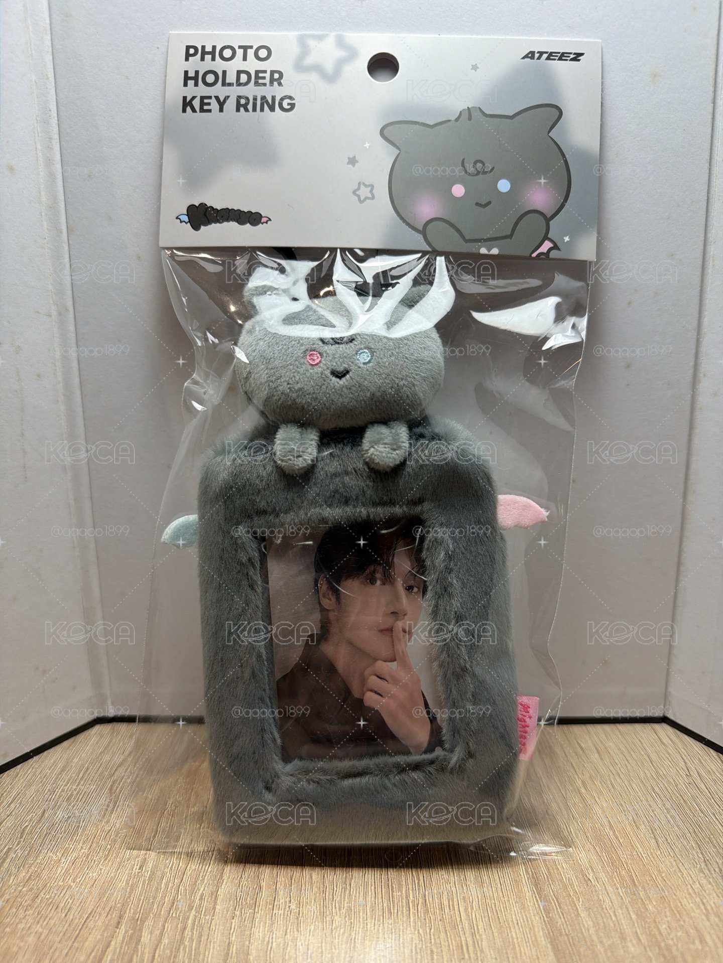 MIGHTEEZ 卡套 (組) PHOTO CARD HOLDER PLUSH KEYRING