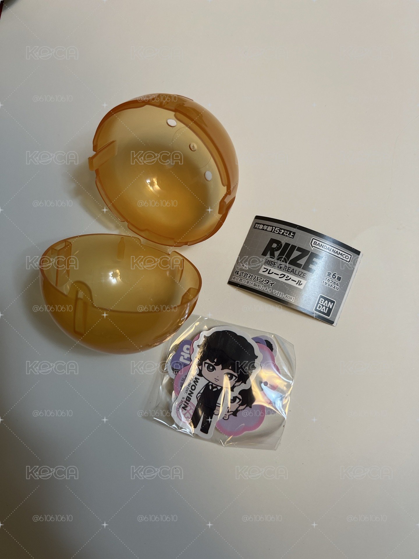 RIIZE Lucky 扭蛋貼紙 元彬