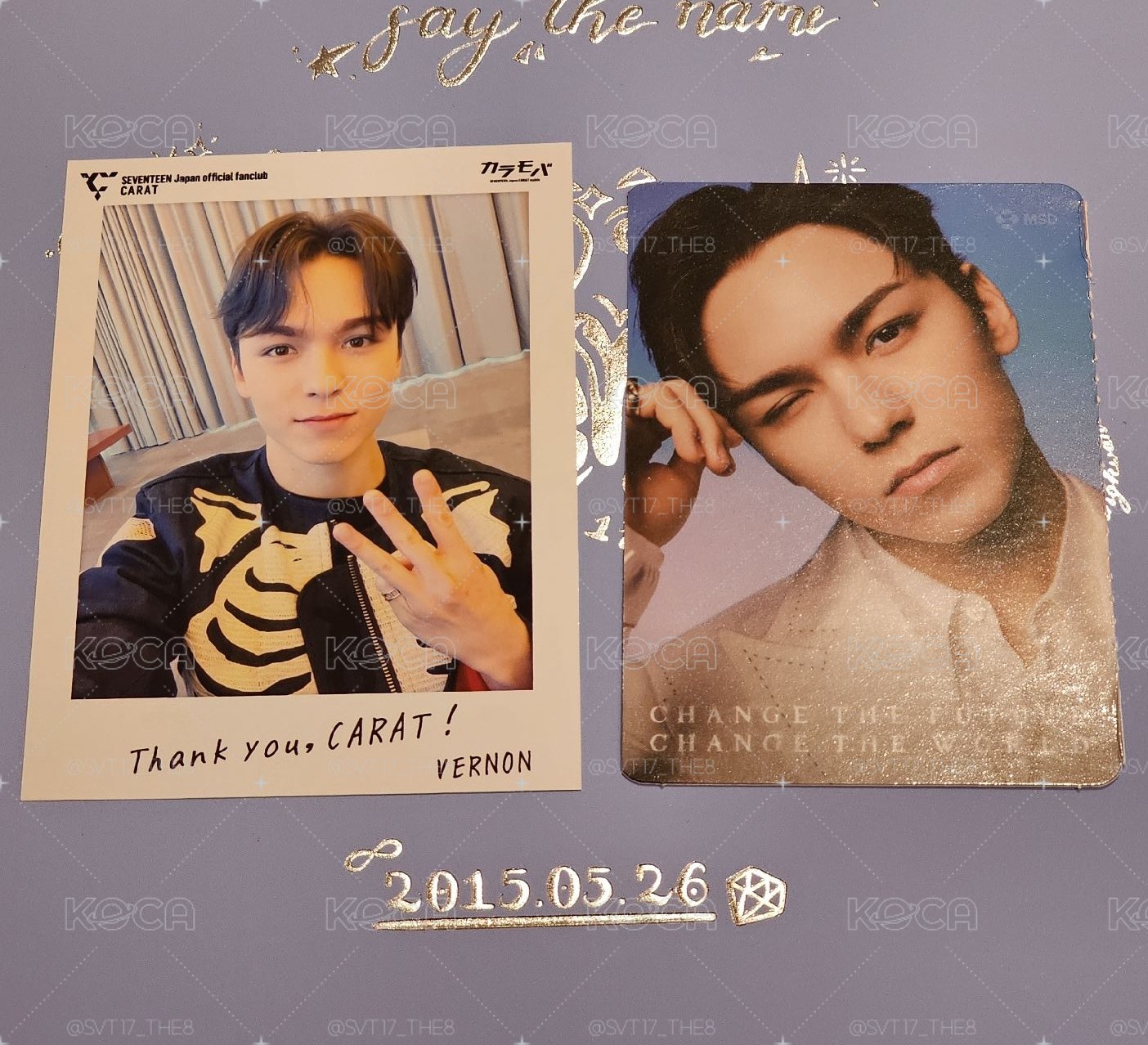 SEVENTEEN 日本會員拍立得 九價疫苗卡