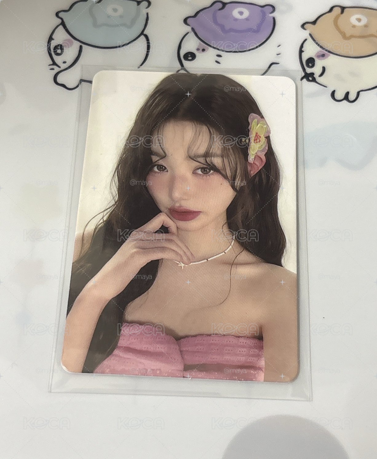 AMUSE 張員瑛 黑皮 Hello Kitty  代言員  Wonyoung 