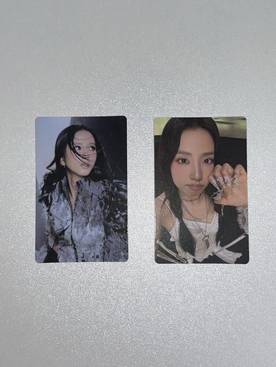 BLACKPINK JISOO wvs A/B特典卡