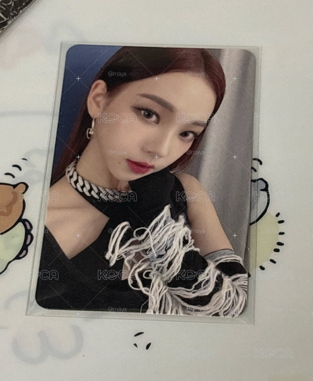 aespa Karina Savage 電磁爐 Case 版 專輯卡 鎖骨柚 