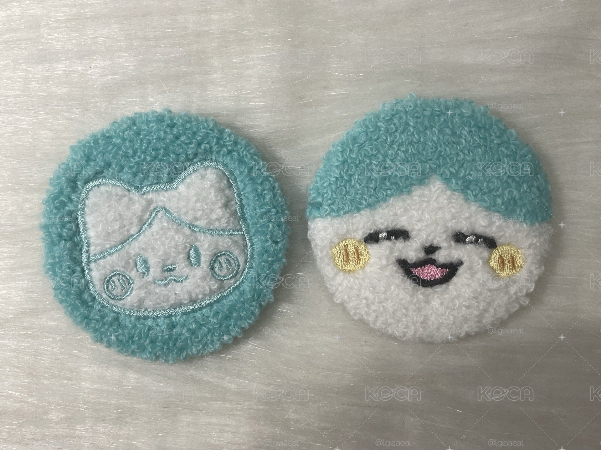 粒毛絨徽章