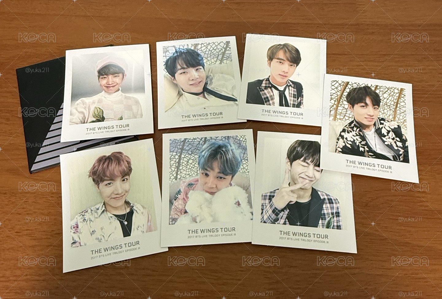 BTS 官方Wings tour票卡冊小卡