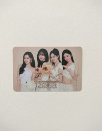 aespa辛拉麵代言團卡（白）