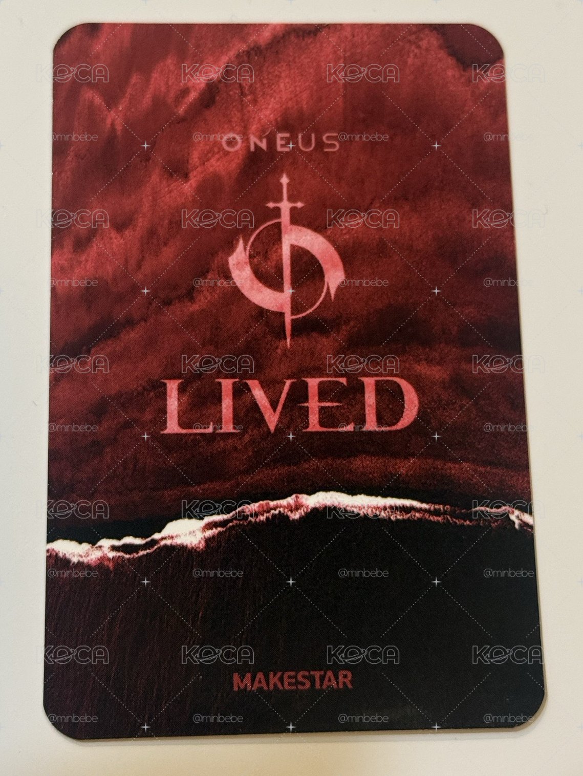 抒澔 LIVED MS簽售卡 戳臉澔