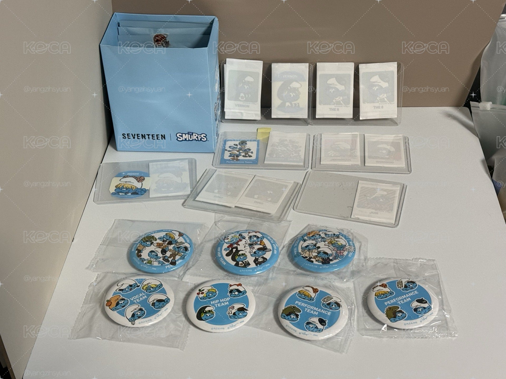 The Smurfs徽章盲盒全品項（7入）