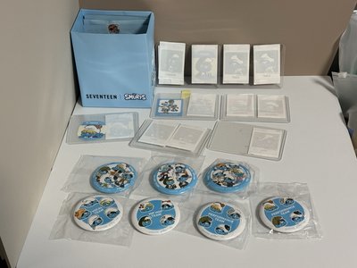 The Smurfs徽章盲盒全品項