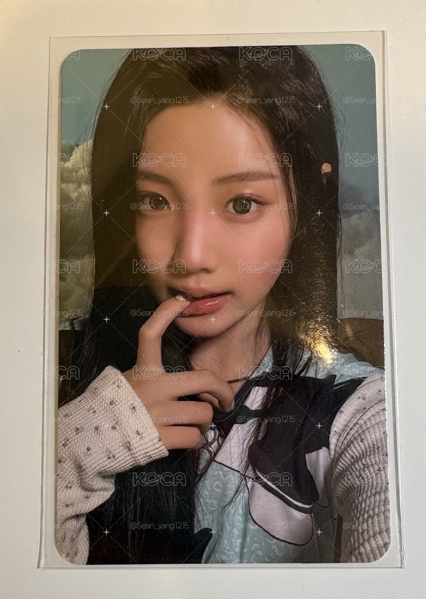 SUPER REAL ME 專卡 咬手指禧禧