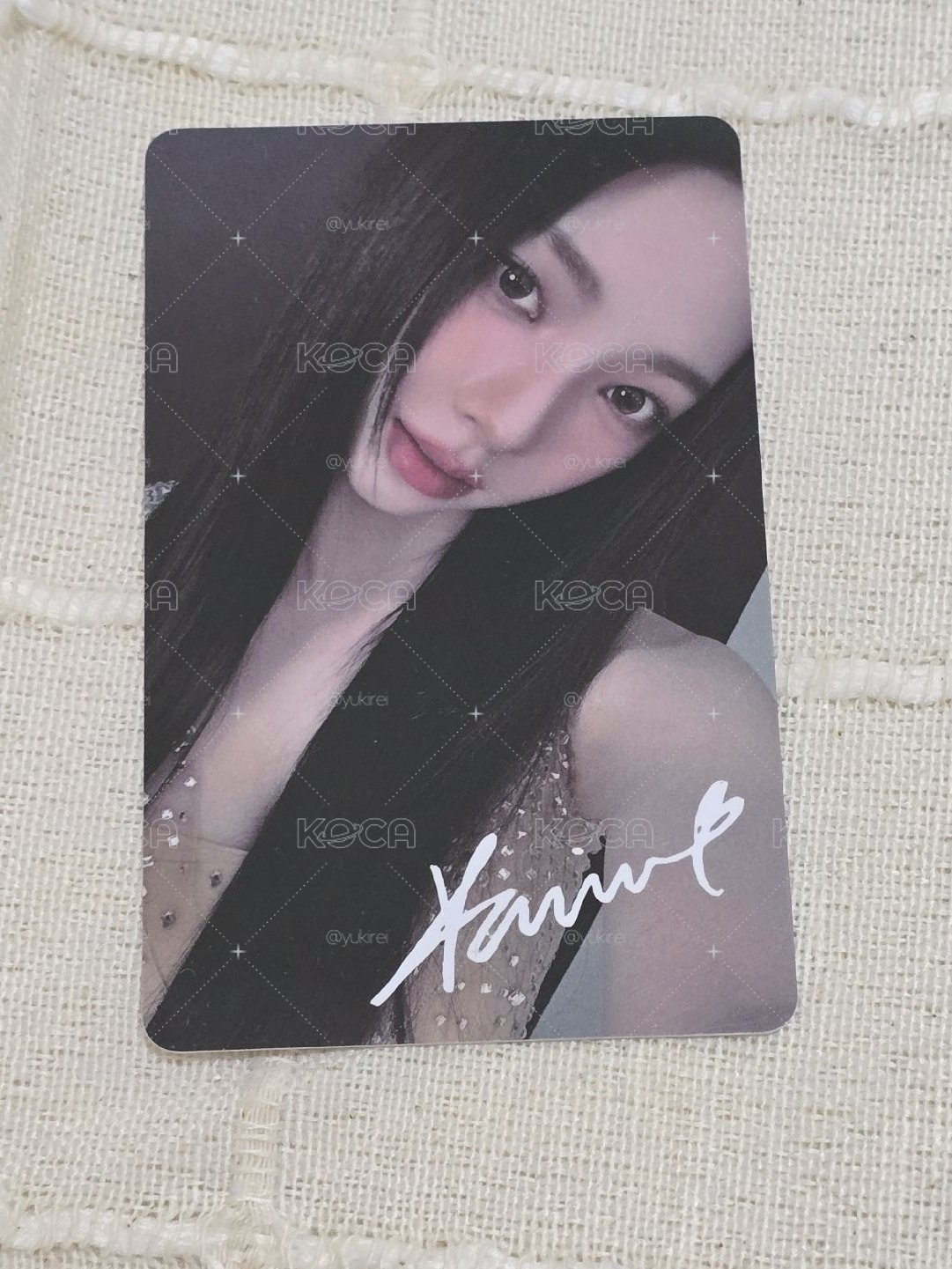 aespa Karina 柳智敏CHIC 雜誌卡