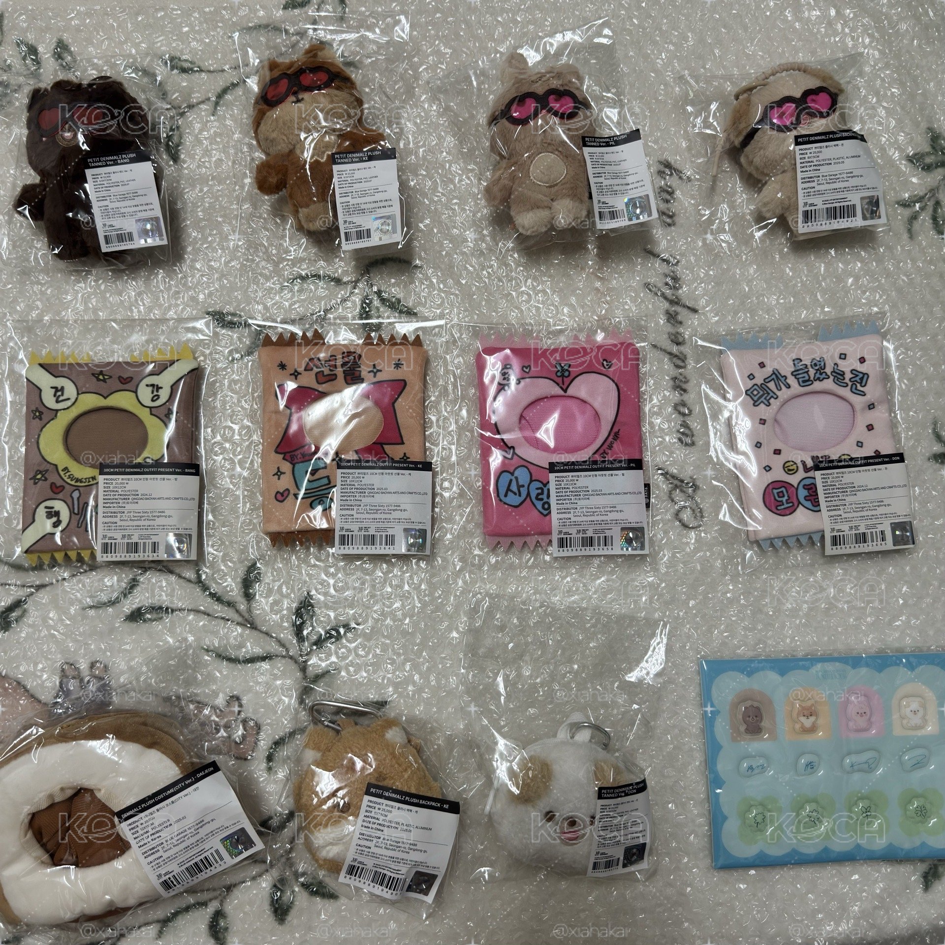 曬黑娃、娃衣、娃用背包、錶燈飾品