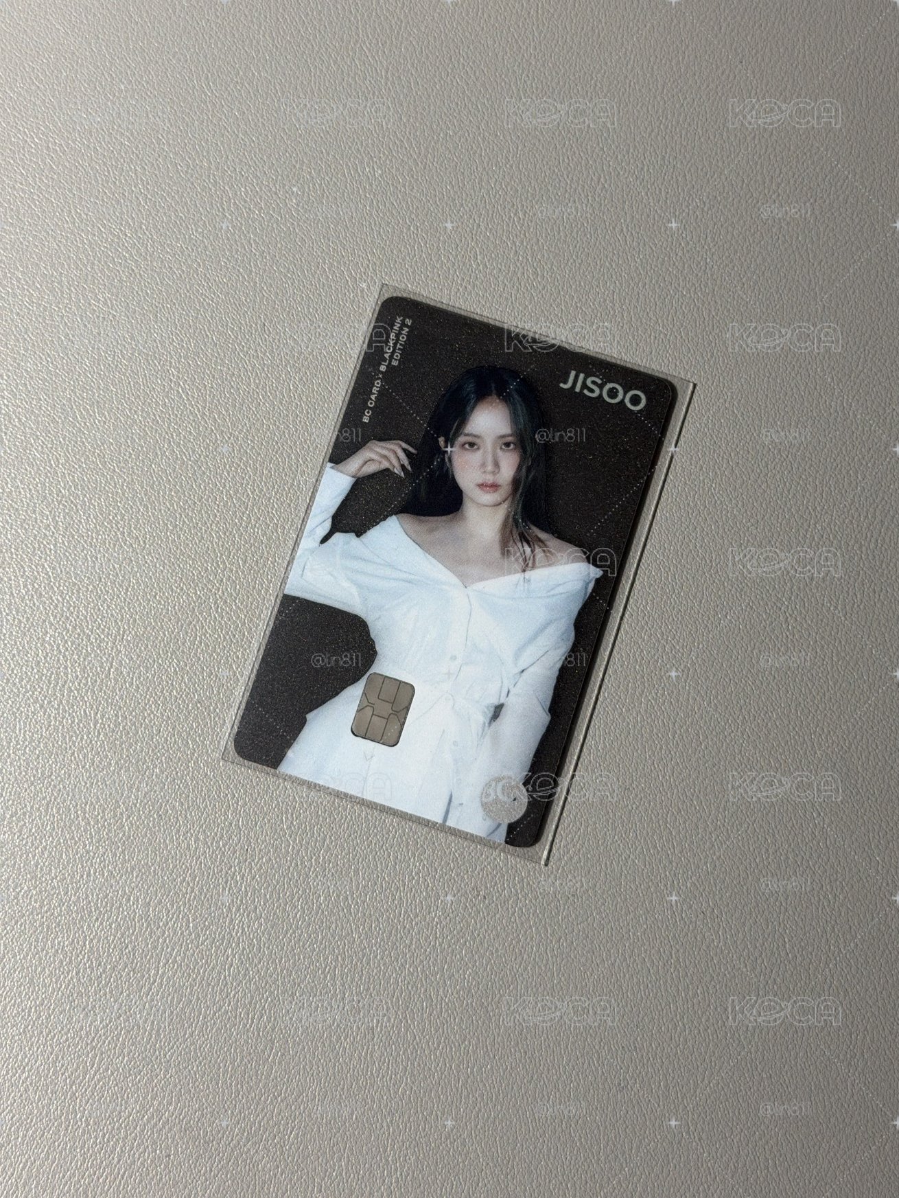 Jisoo BC代言卡