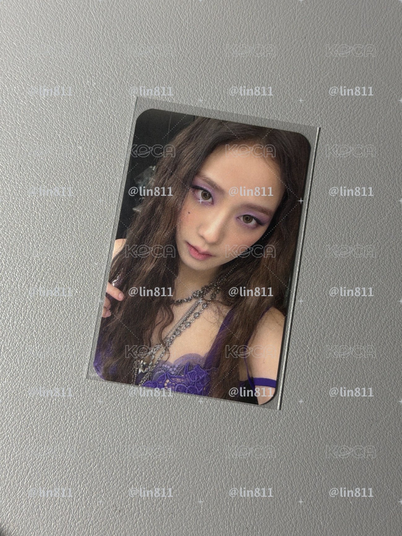 Jisoo ME 紫衣打歌卡 
