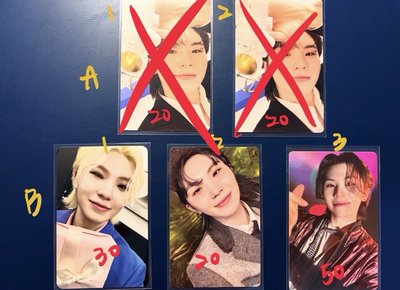 seventeen 勳小盤（兩張）