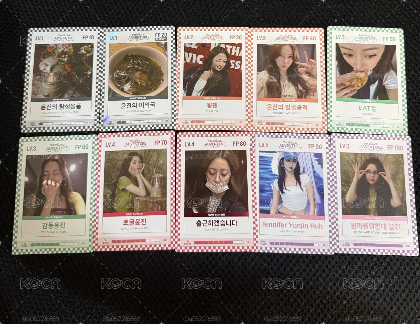 Le sserafim 會員禮卡牌允set