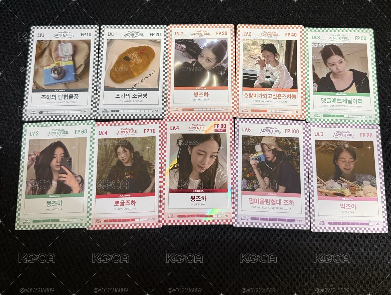 Le sserafim 會員禮卡牌葉set