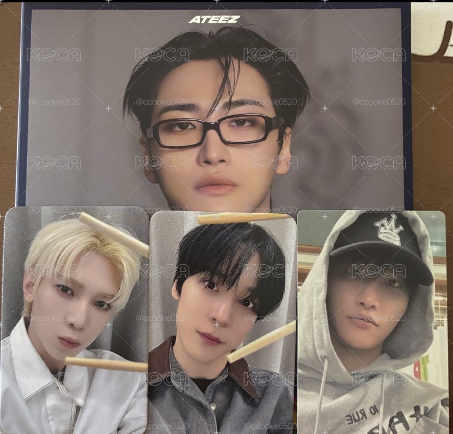 ［現貨］ATEEZ 星化已拆單封+狗窩特典卡