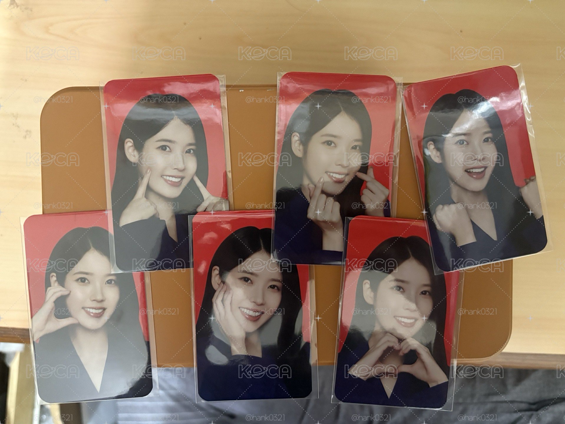 IU 高露潔小卡 一套六張