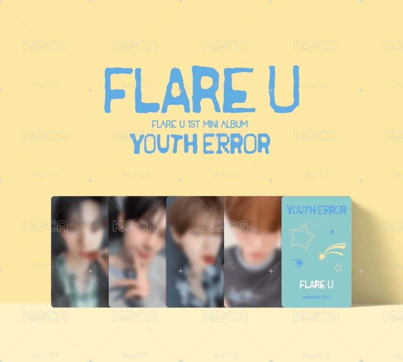 FLARE U | 姜玗進 wvs 預售特典