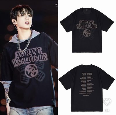 BTS 防彈少年團 阿里郎世巡T 日本版