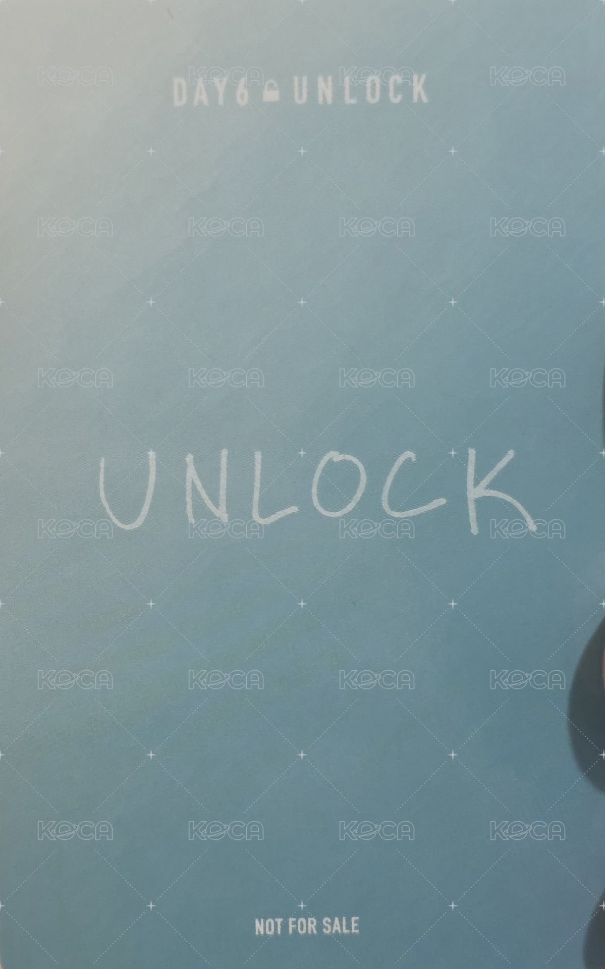UNLOCK 專輯卡  背面