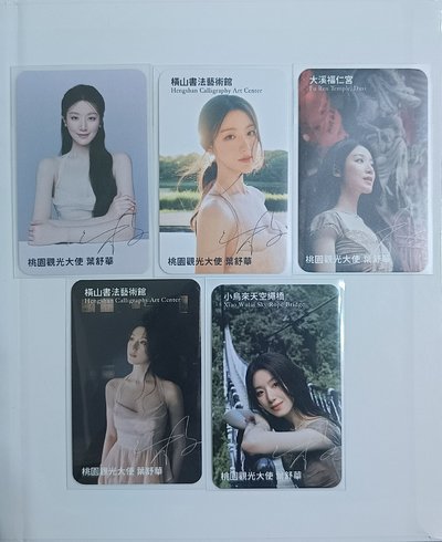 桃園觀光大使 五張一起出