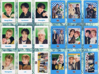 免包手 stray kids 日週 玩具世界 拍立得 套卡 A版單人 B版 雙人卡
