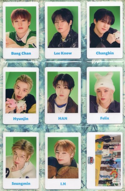 免包手 stray kids 日週 玩具世界 拍立得 套卡 A版單人 B版 雙人卡